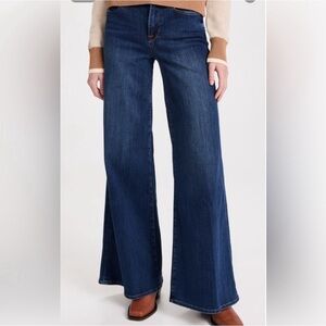 FRAME Le Palazzo Jeans in Orlena Sz 27 high waisted with Wide Leg